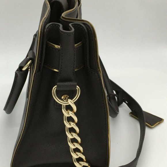 MICHAEL KORS MK Purse Coffee Brown Satchel Handbag - Picture 7 of 12